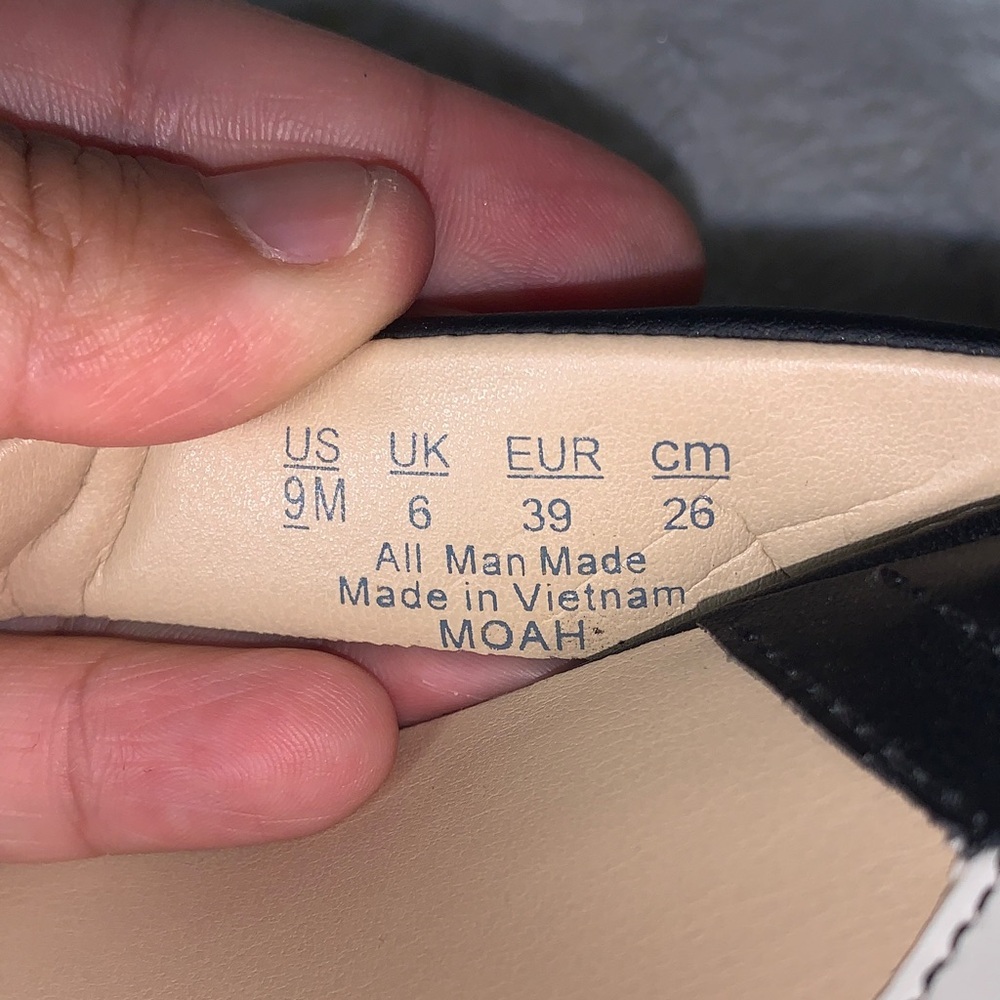 NWOT Franco Sarto Black Strappy Heels - Picture 5 of 7